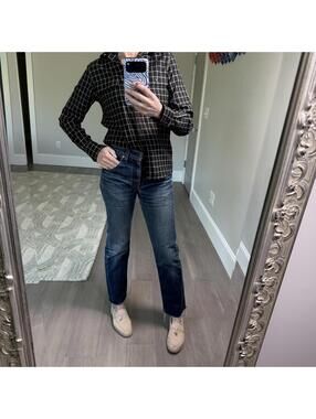 Levi's 505 Vintage Blue Straight Leg Jeans Size 27/32